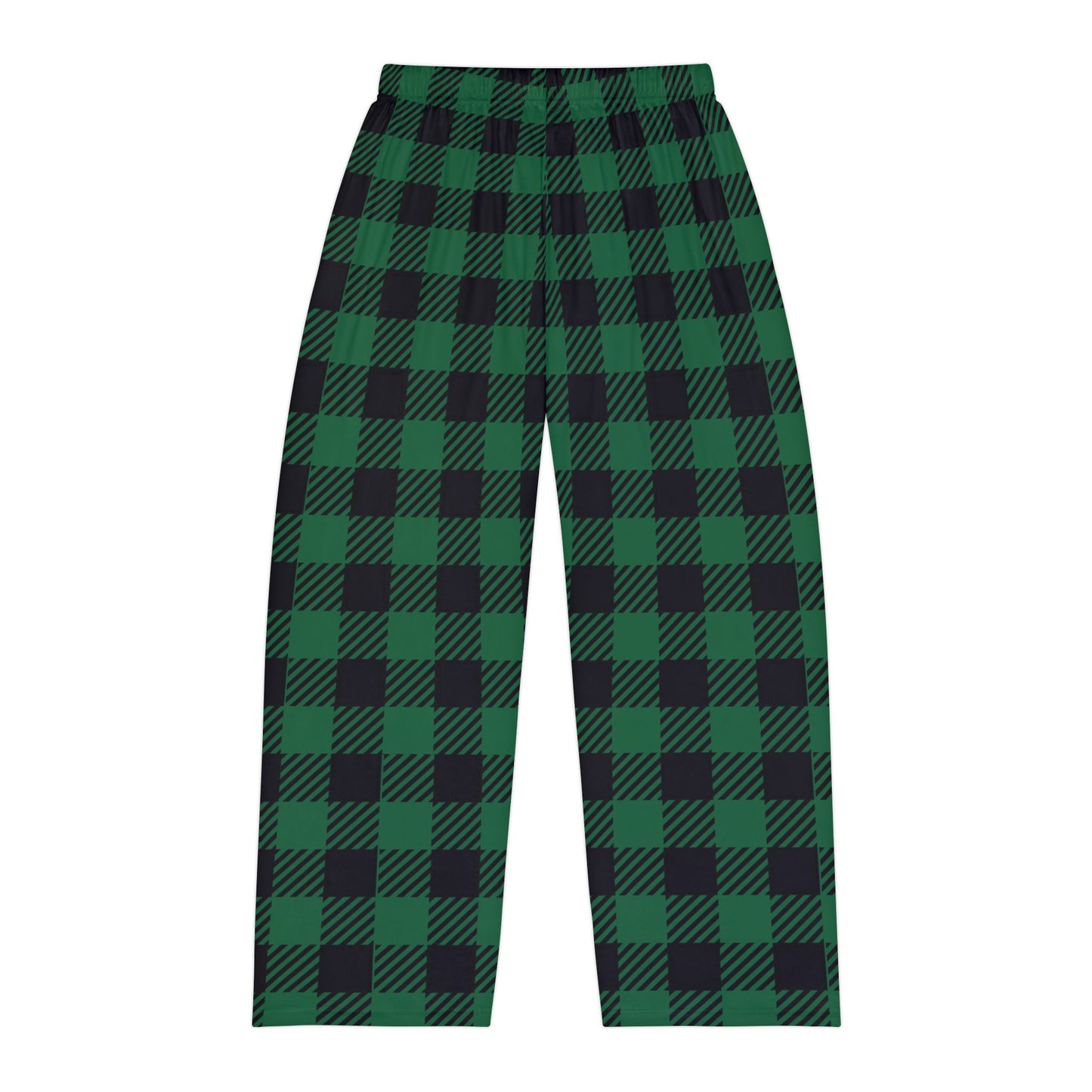 Men's Green & Black Buffalo Plaid Pajama Pants