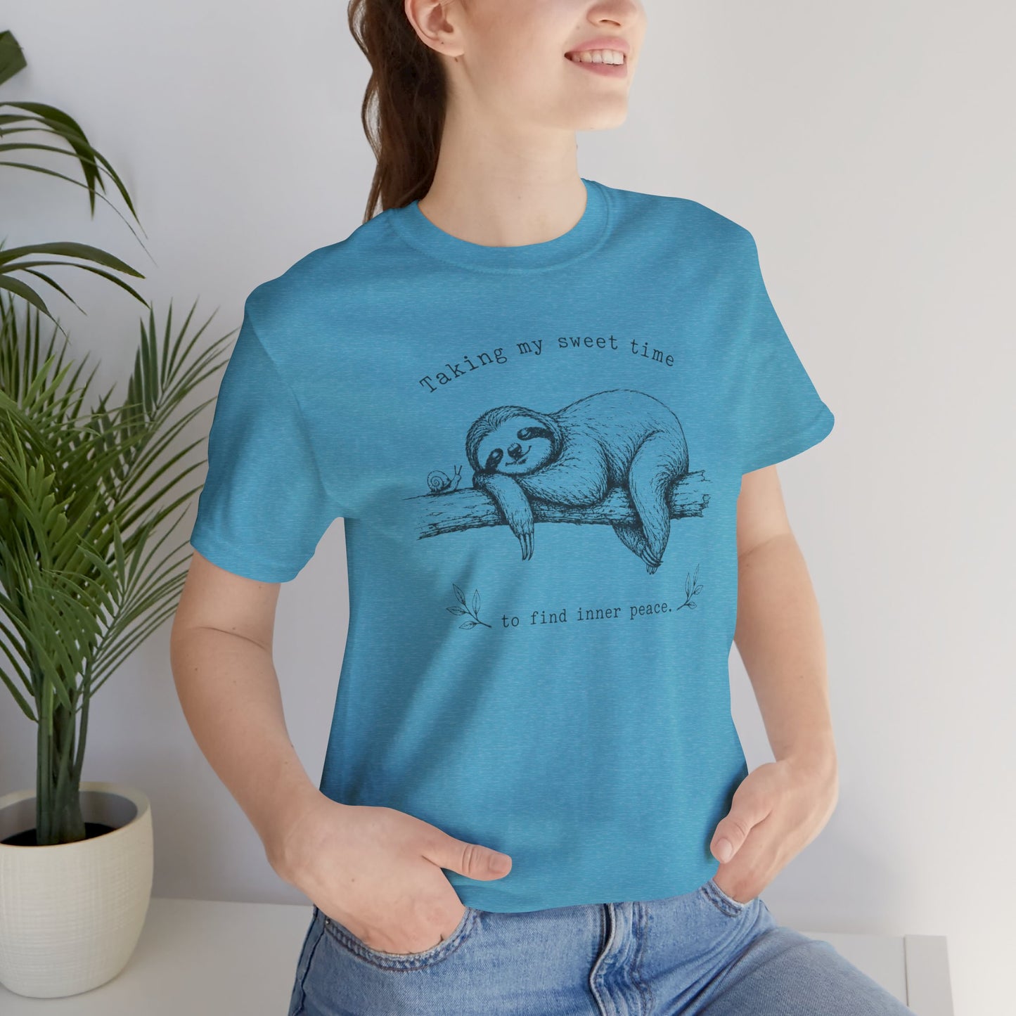 Sloth “Taking My Sweet Time to Find Inner Peace" Tshirt