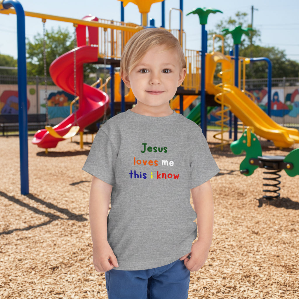 Toddlers “Jesus Loves Me This I Know” T-shirt