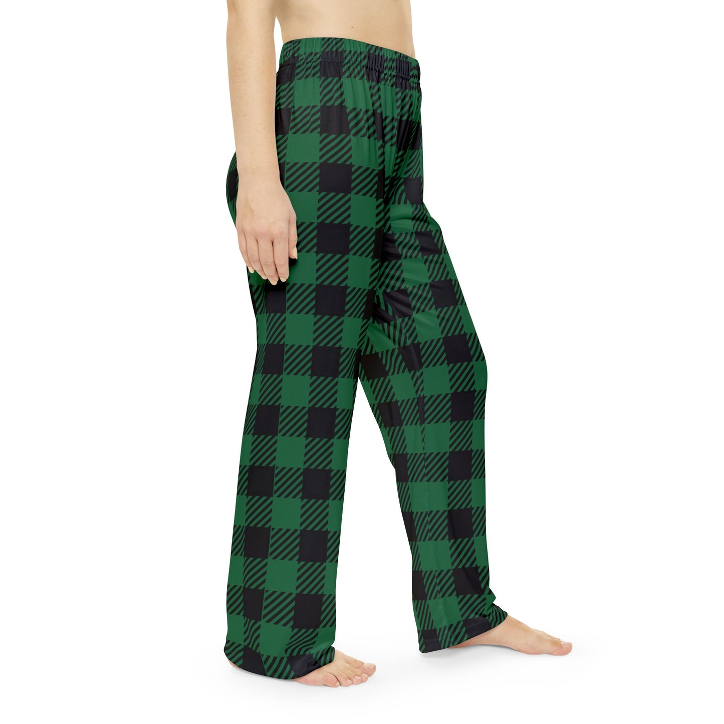 Women’s Green Buffalo Plaid Pajama Pants