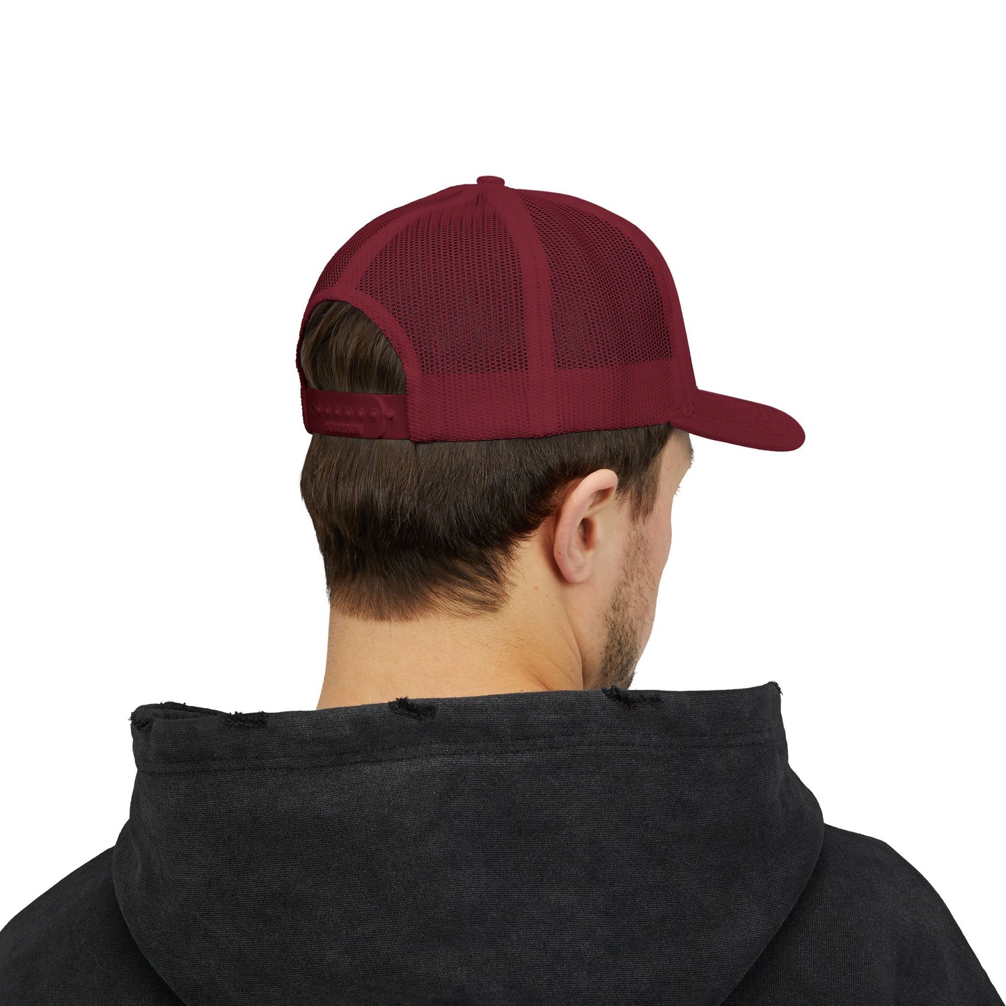 Oklahoma Black Embroidered Mesh Back Baseball Cap