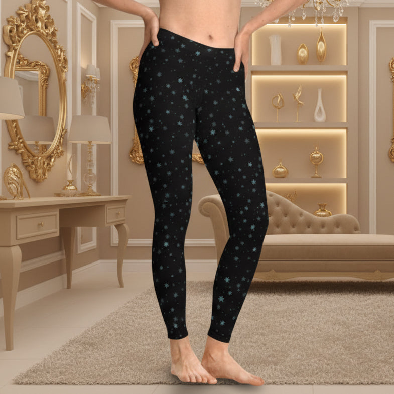 Midnight Snowflake Leggings