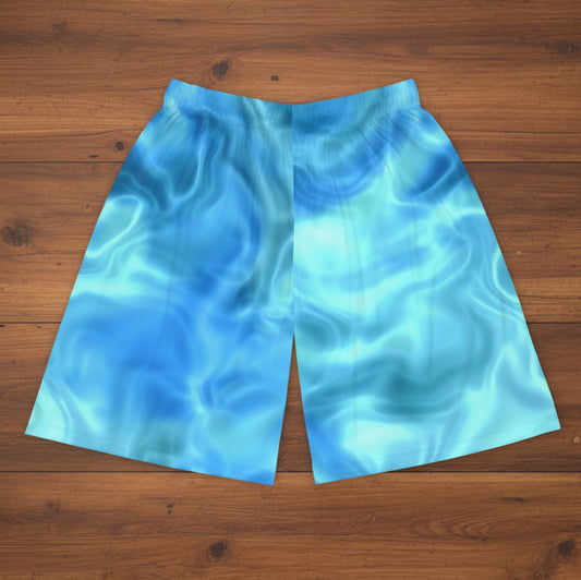 Swirling Water Basketball Shorts