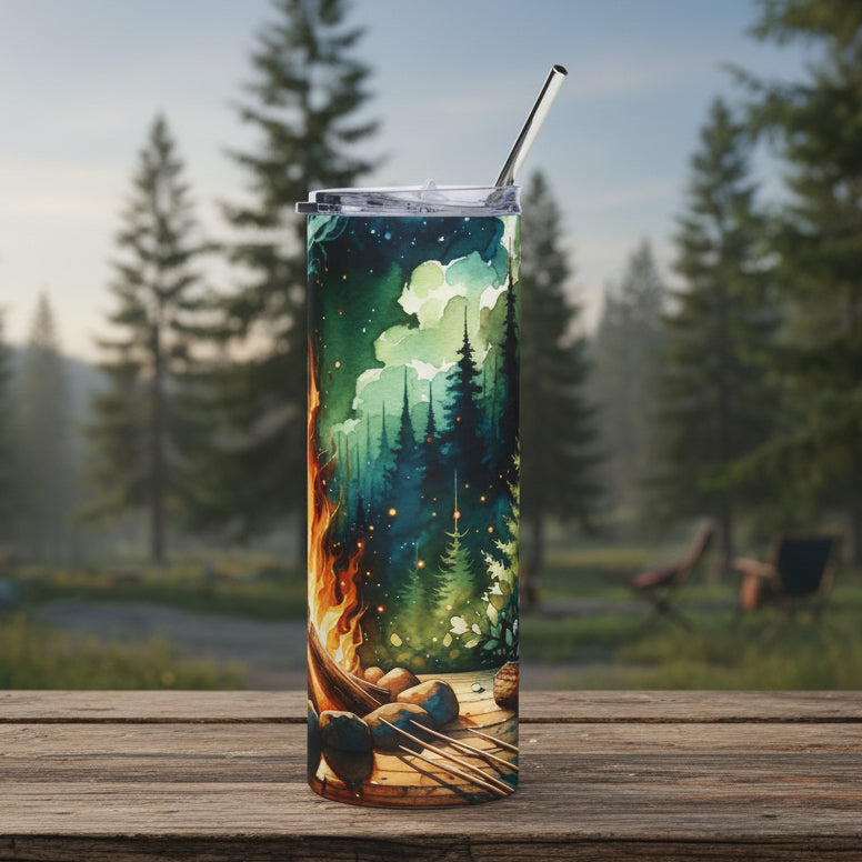 Campfire 20oz Stainless Steel Tumbler