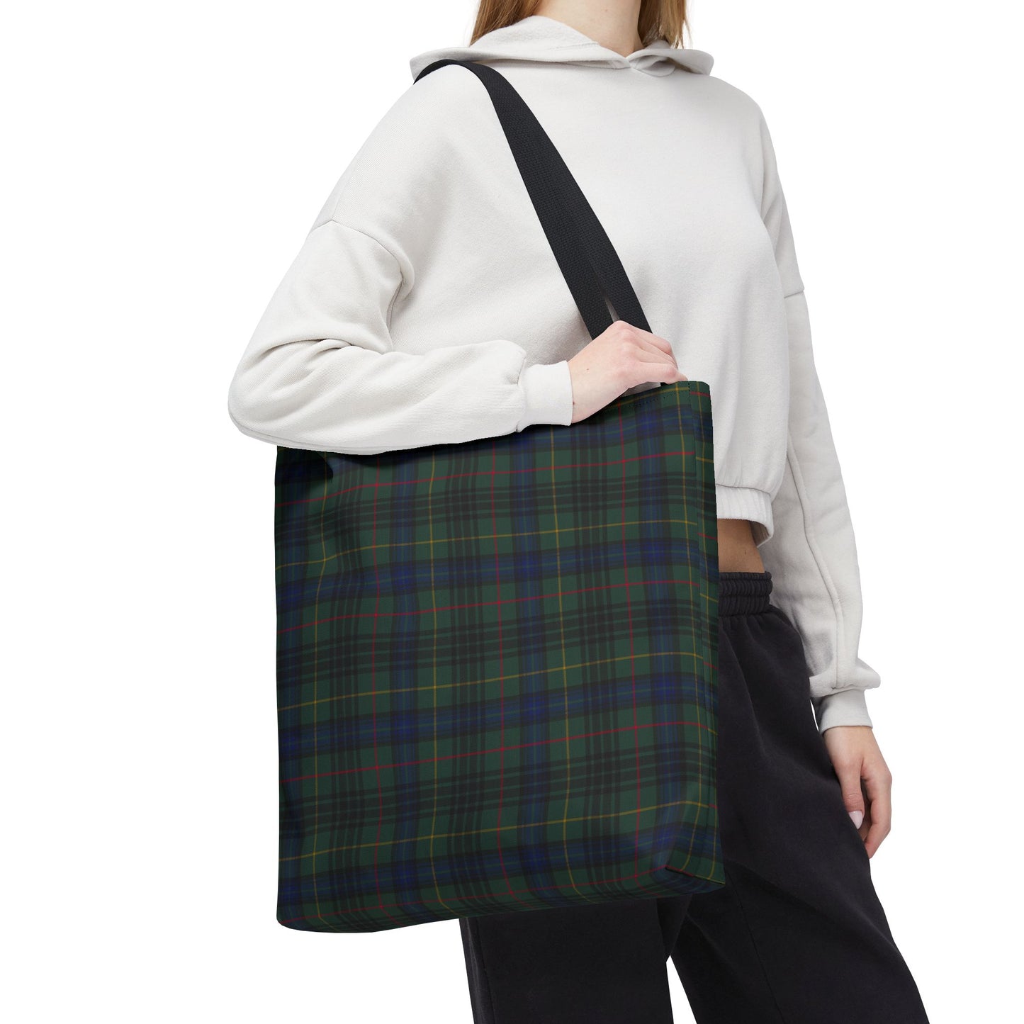 Hunting Stewart Plaid Tote Bag