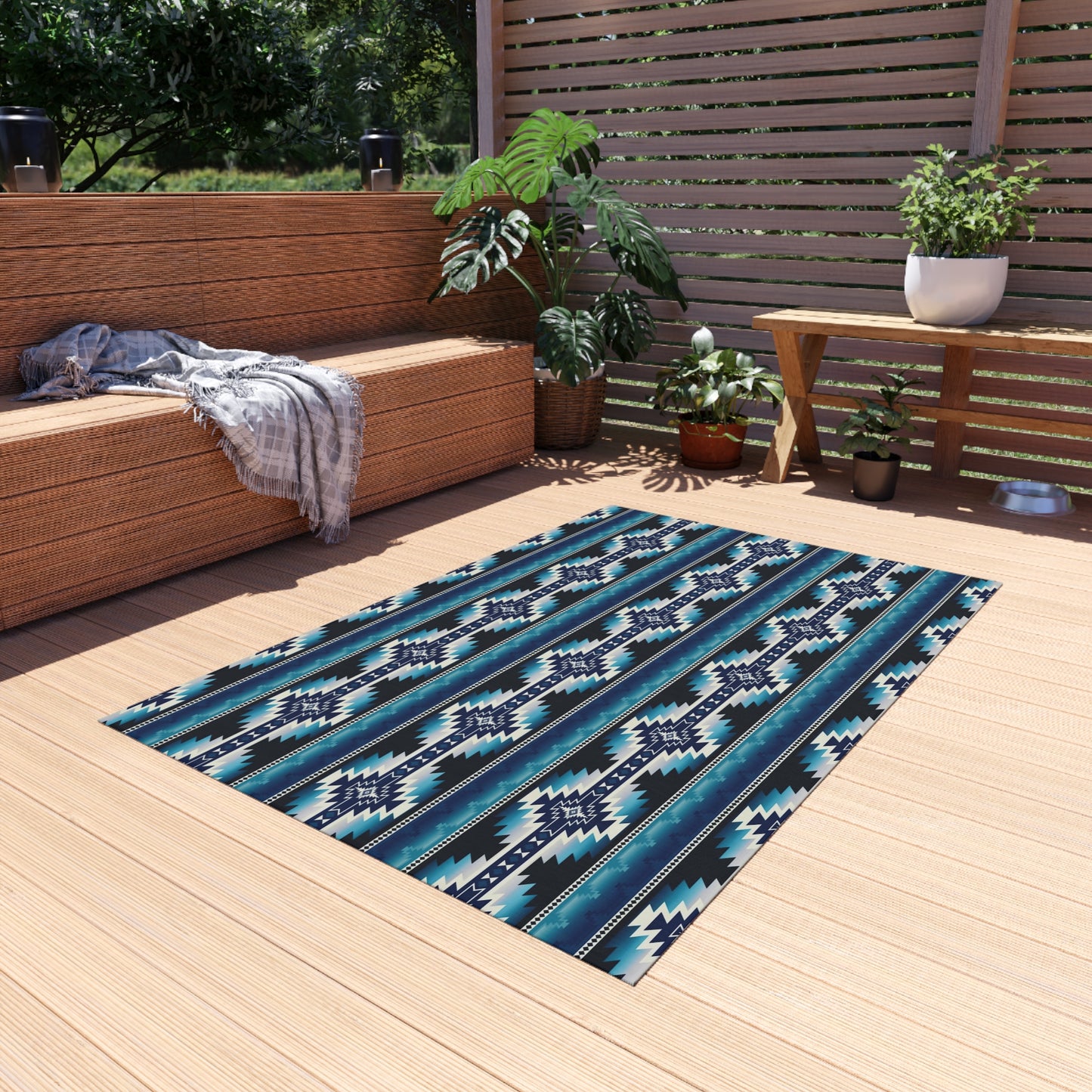 Southwest Stripe Outdoor Rug
