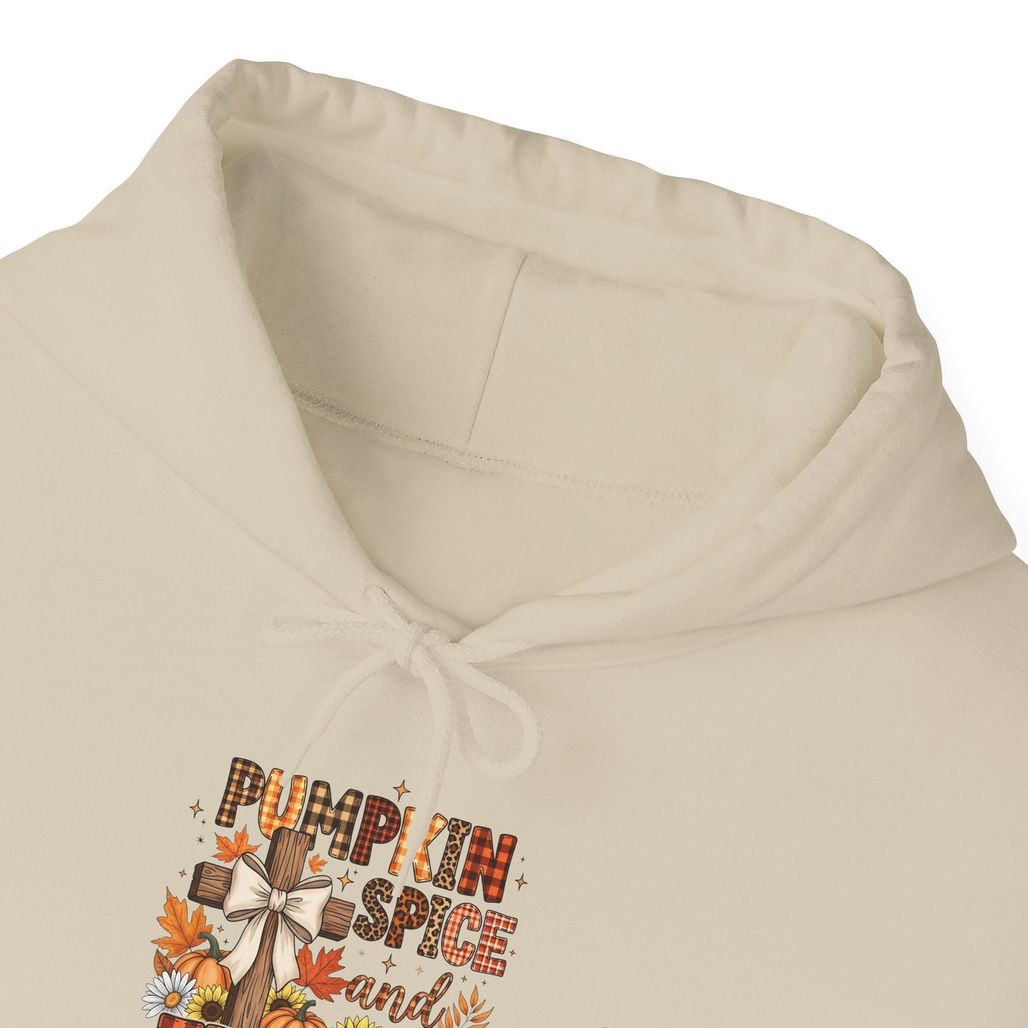 Pumpkin Spice and Jesus Christ Fall Hoodie