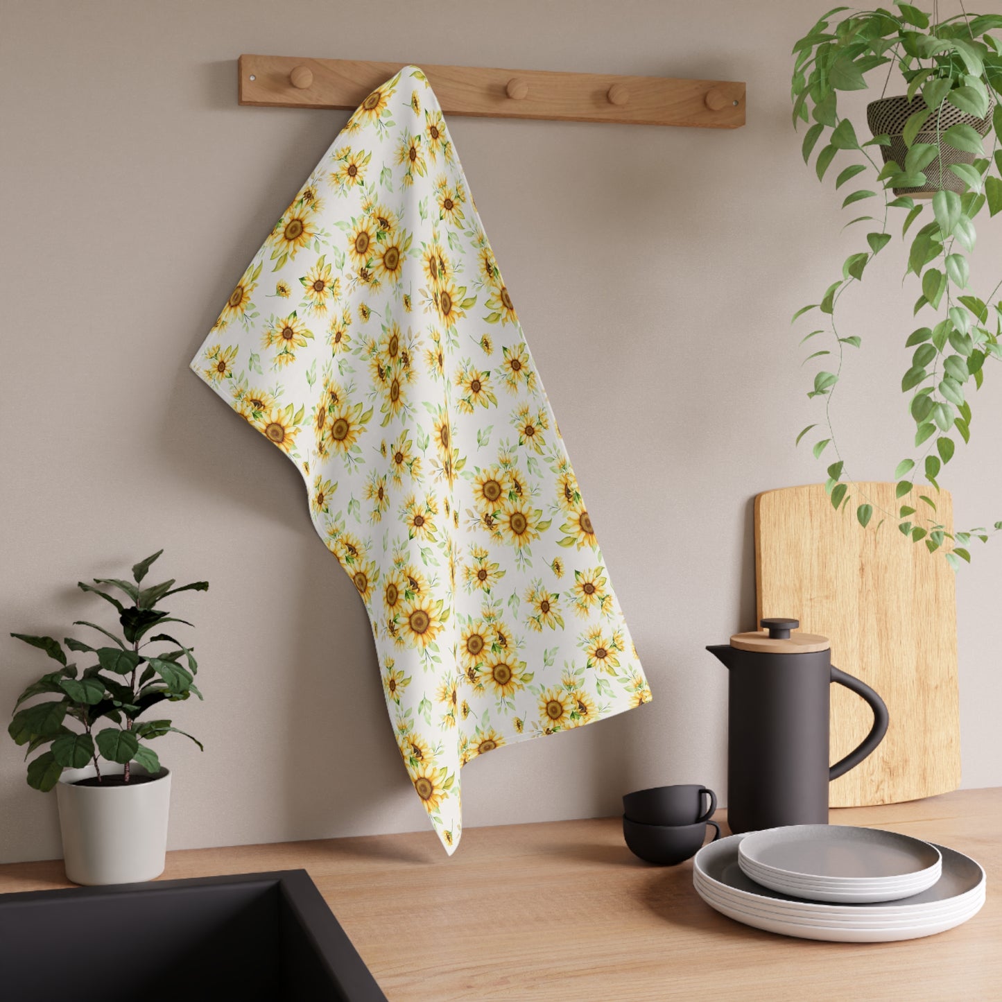 Sunflower Tea Towel