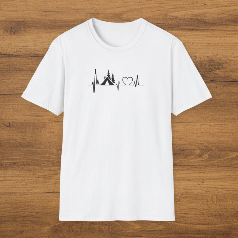Camping Heartbeat T-Shirt