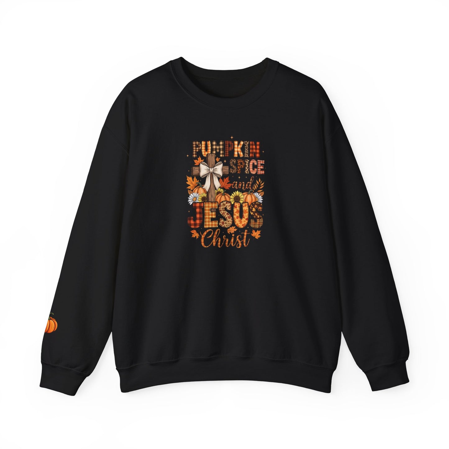 Pumpkin Spice and Jesus Christ Crewneck Sweatshirt