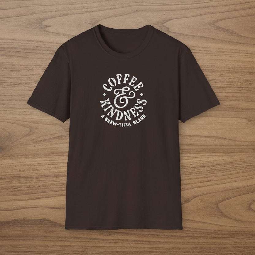 Coffee & Kindness a Brew-tiful Blend T-shirt