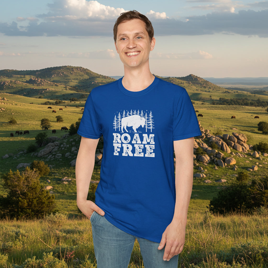 Roam Free Bison T-Shirt