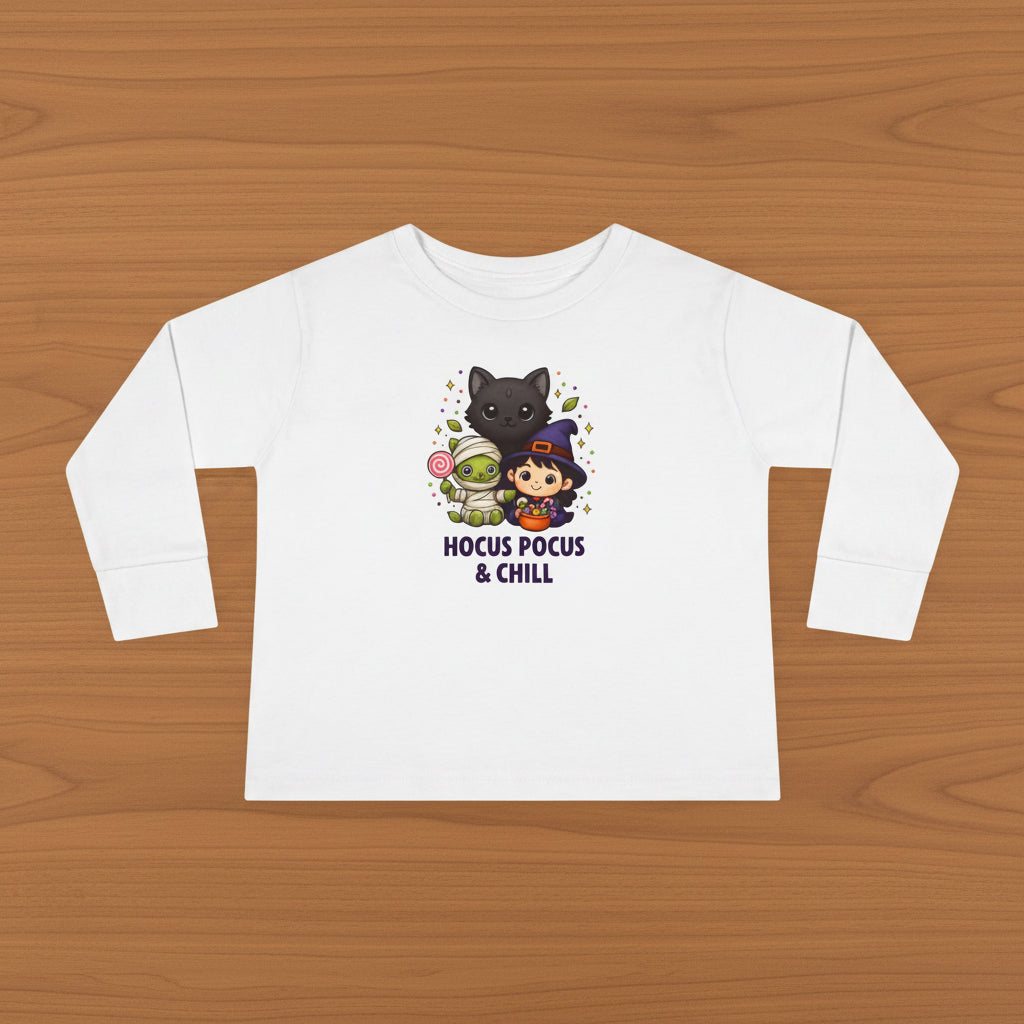 Hocus Pocus & Chill Toddler Long Sleeve T-shirt