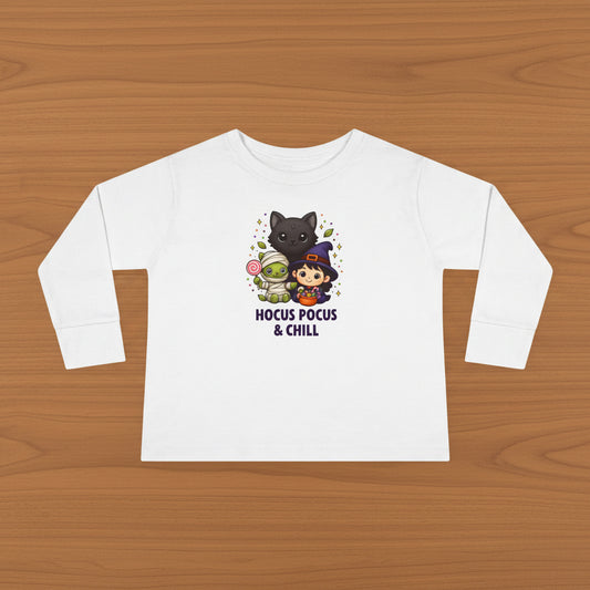 Hocus Pocus & Chill Toddler Long Sleeve T-shirt