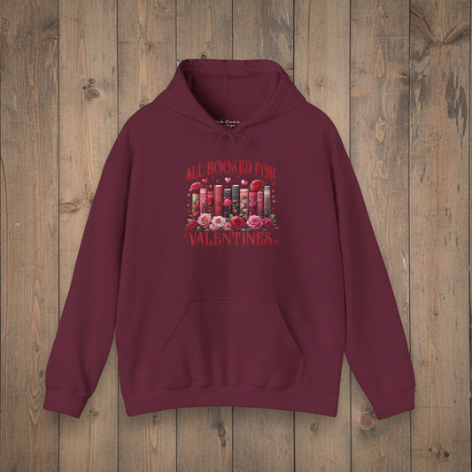 All Booked for Valentines Hoodie