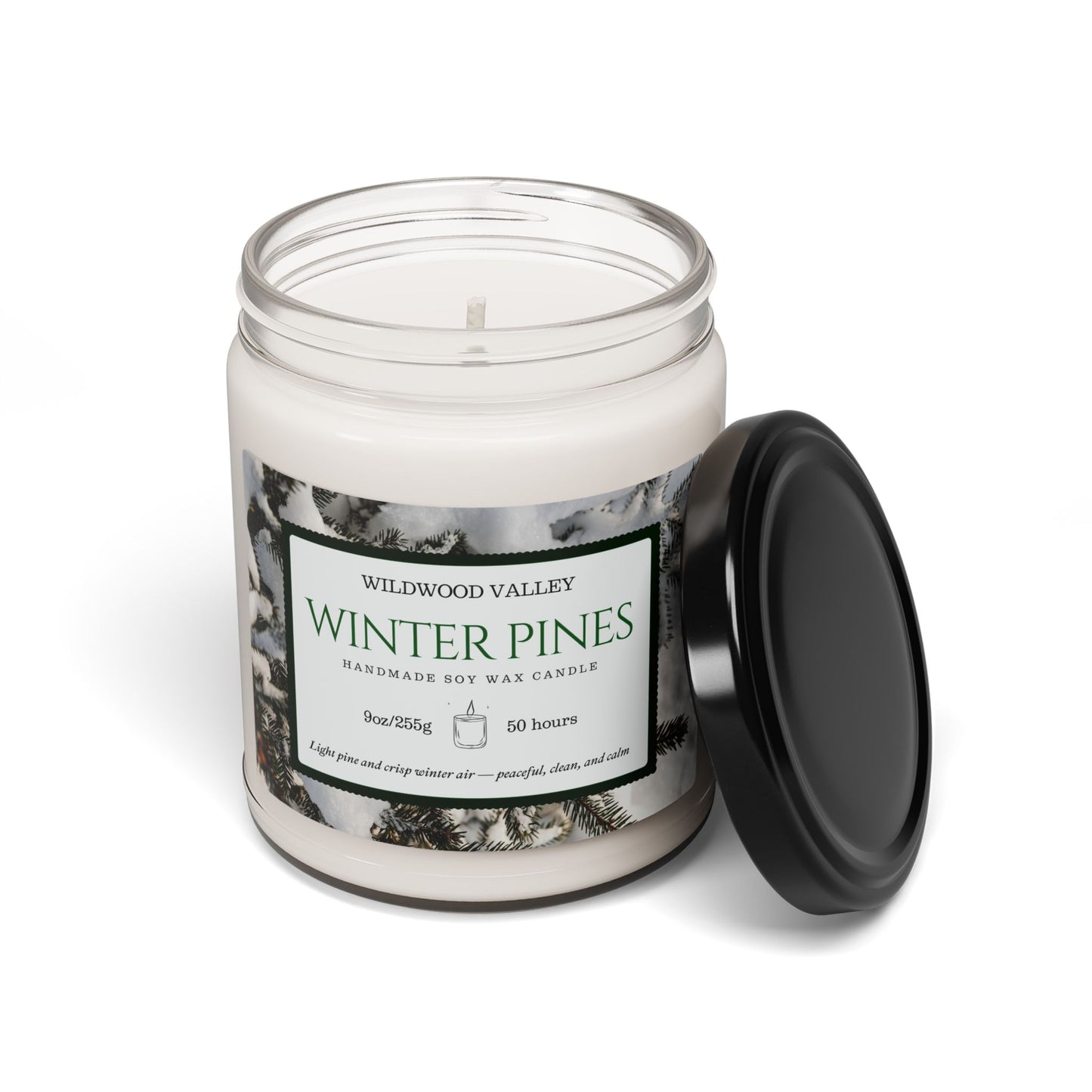 Winter Pines Scented Soy Candle
