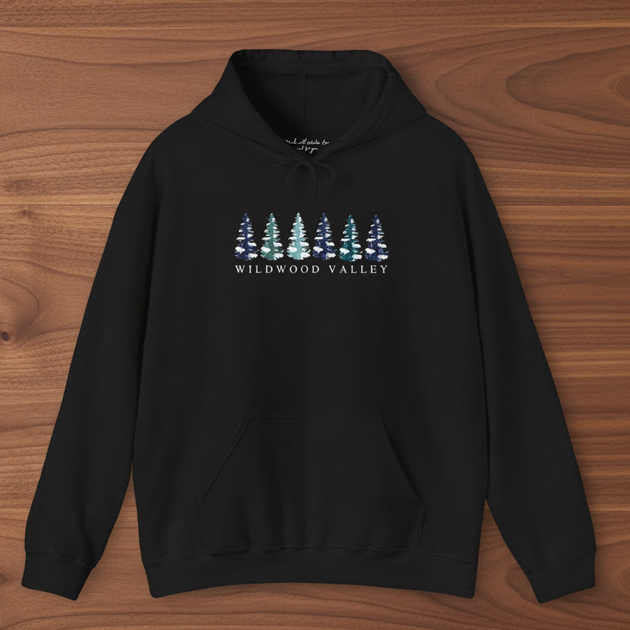 Wildwood Valley Winter Woodland Hoodie