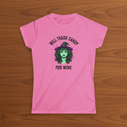 Will Trade Candy For Wine Witch T-Shirt