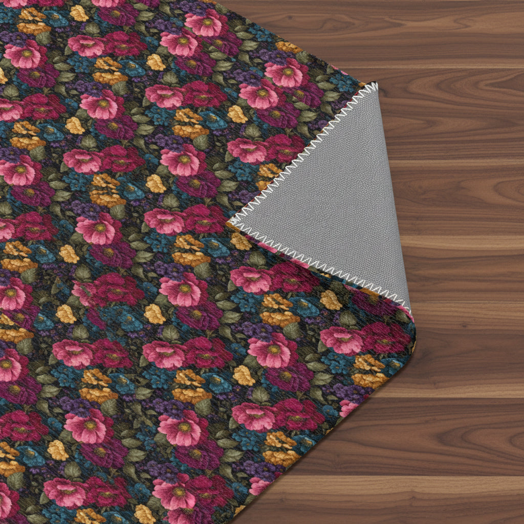Vintage Floral Indoor Area Rug