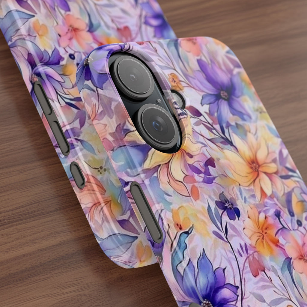 Floral Watercolor Slim Phone Case