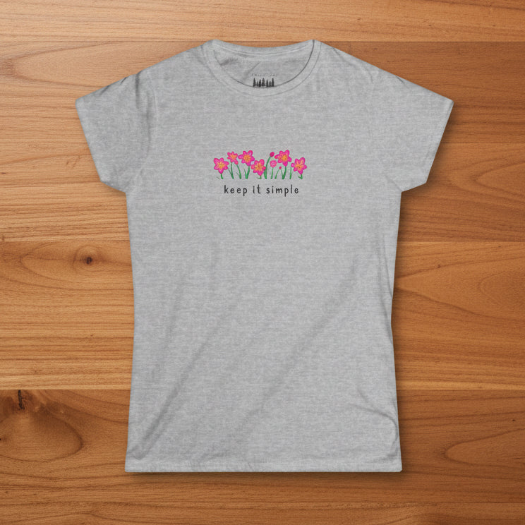 Keep It Simple Floral Tee