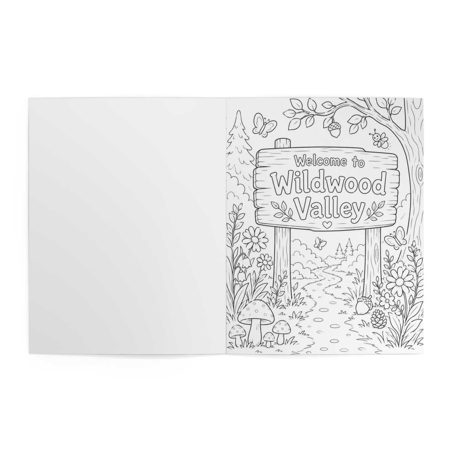 Wildwood Valley Coloring Book