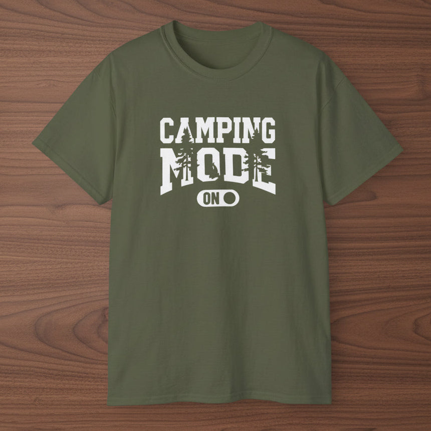 Camping Mode On T-Shirt