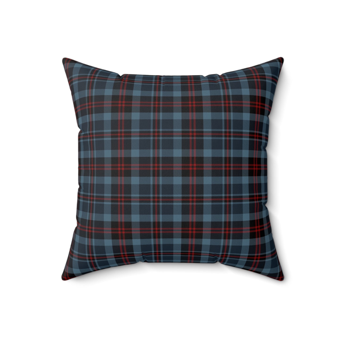 Highland Hearth Plaid Faux Suede Pillow