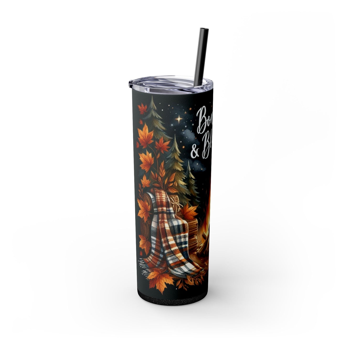 Bonfires and Blankets Skinny 20oz Tumbler