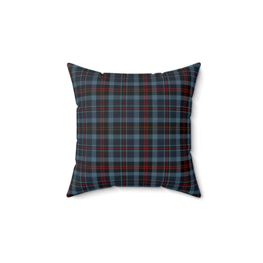 Highland Hearth Plaid Faux Suede Pillow