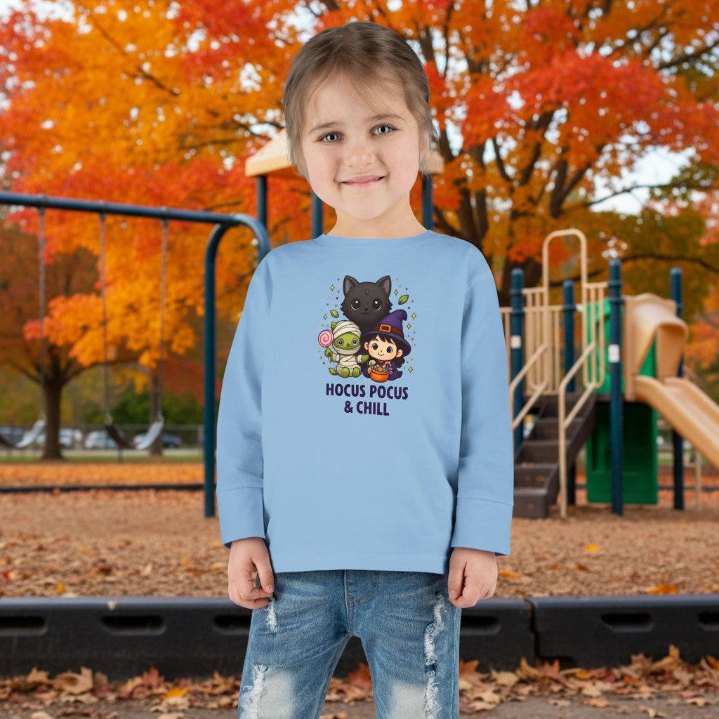 Hocus Pocus & Chill Toddler Long Sleeve T-shirt