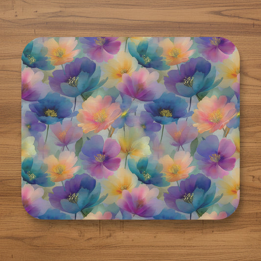 Floral Watercolor Mouse Pad