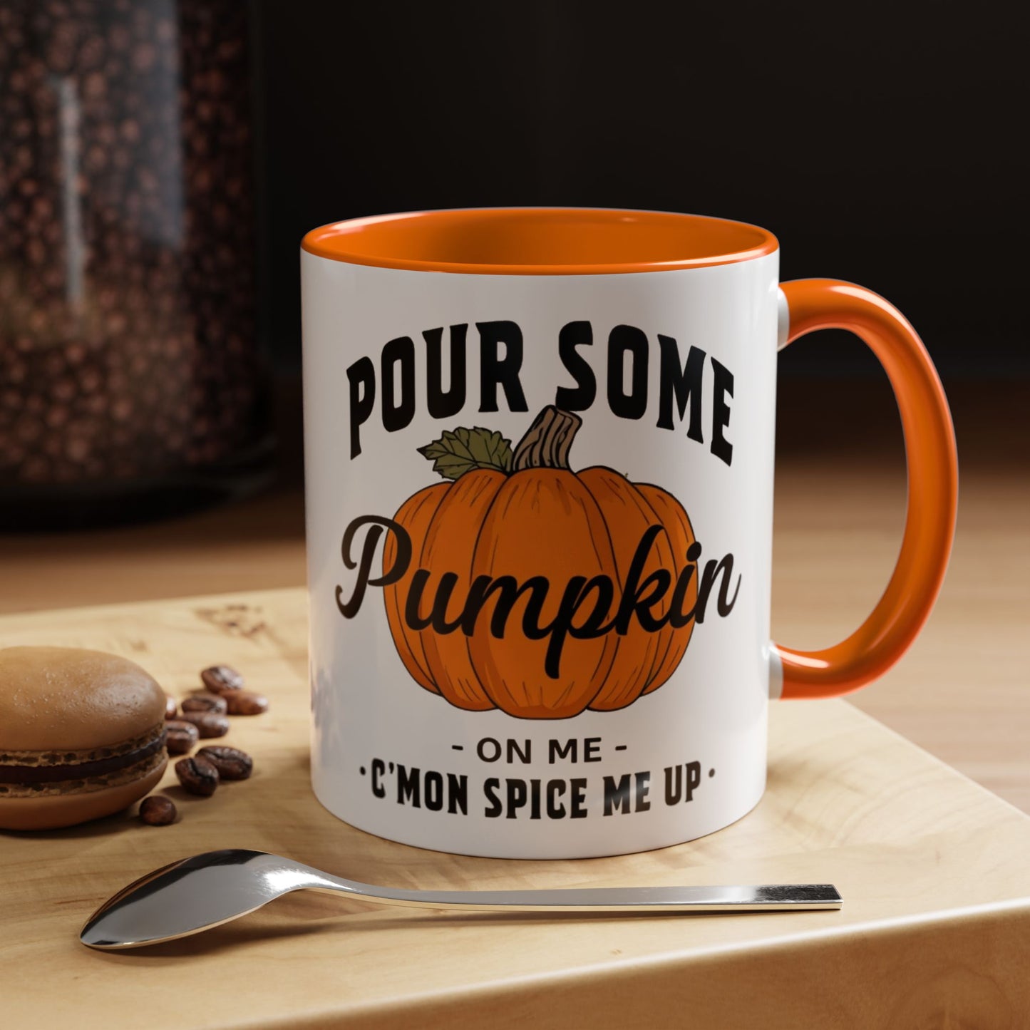 Pour Some Pumpkin on Me Accent Mug