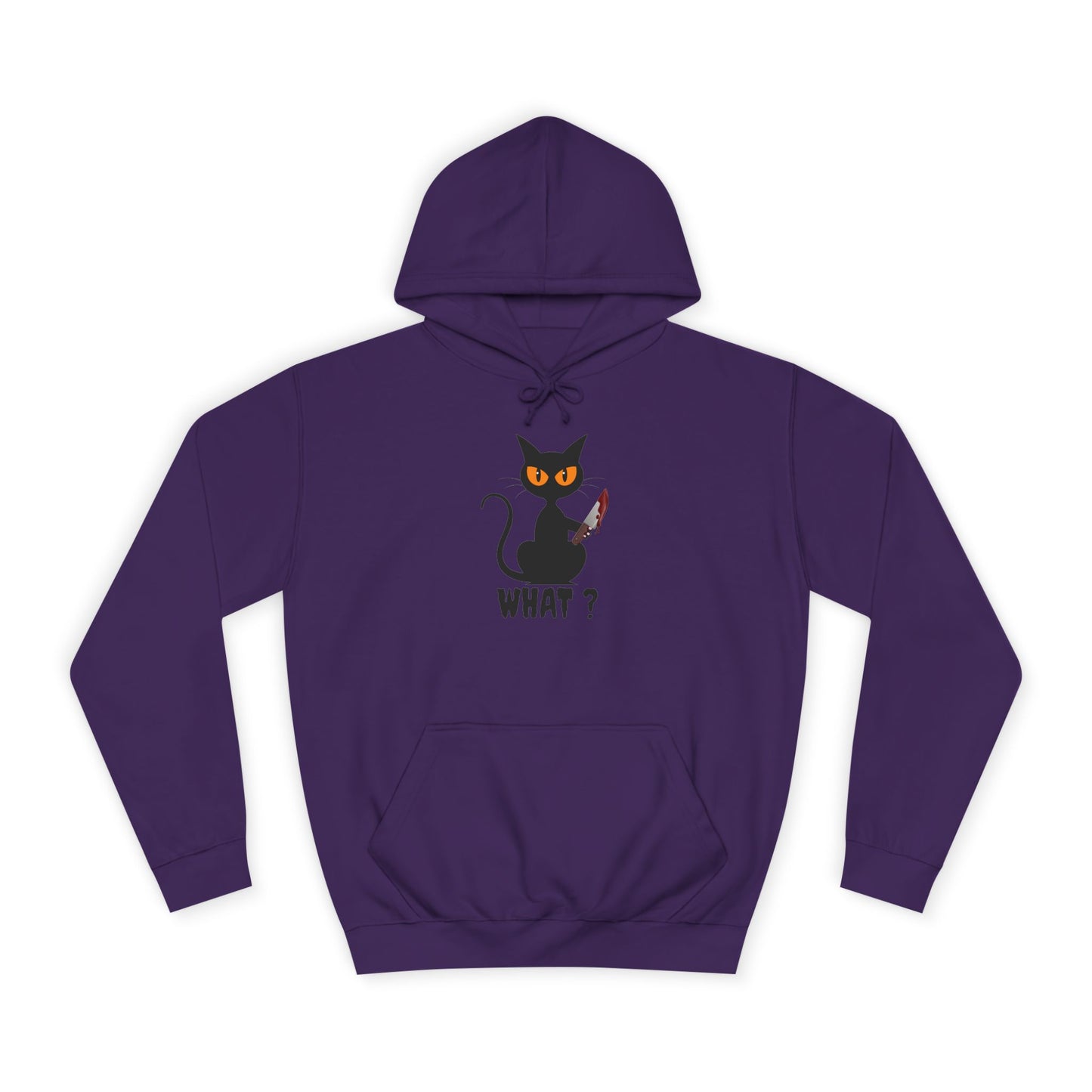 What? Black Cat Hoodie