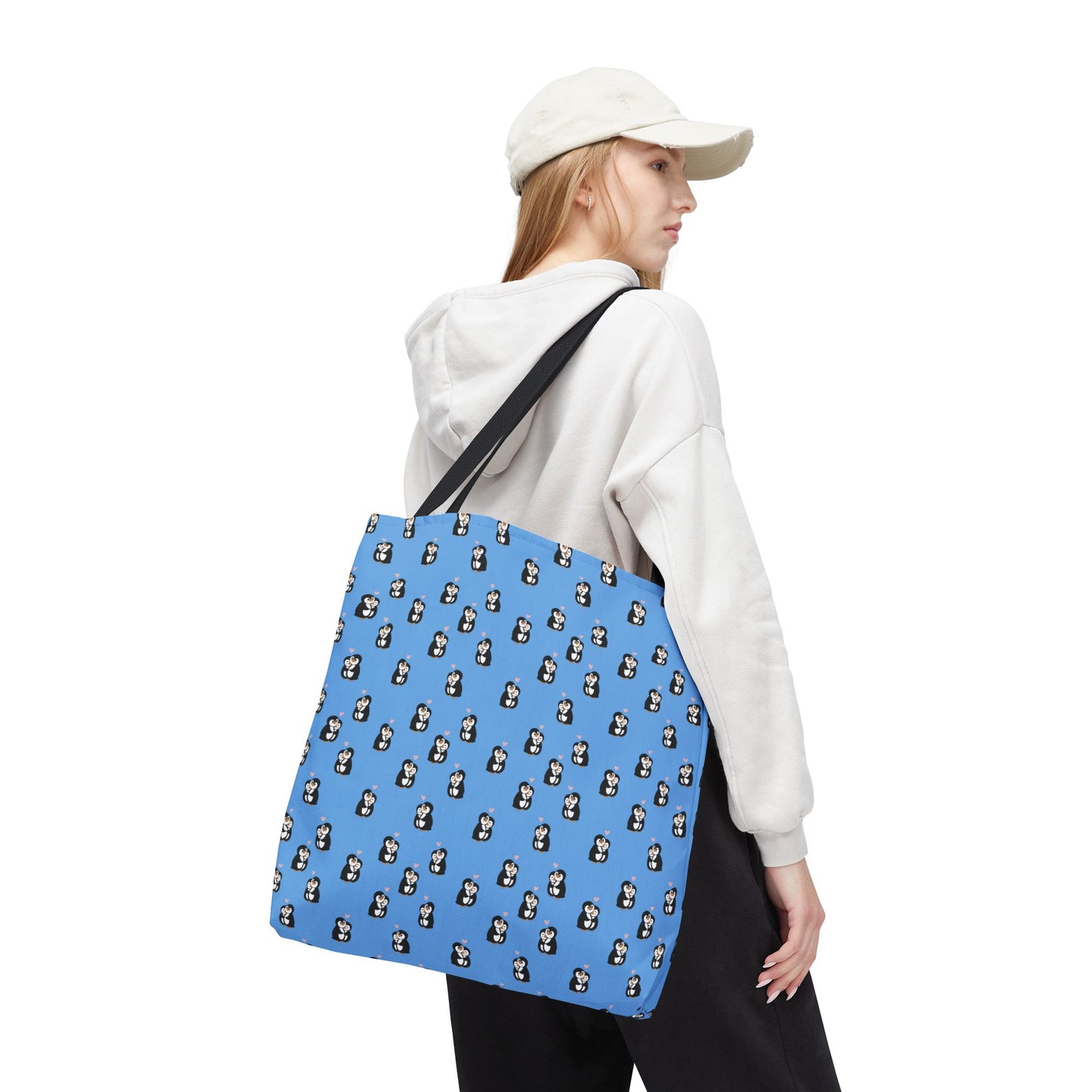 Penguin Blue Tote Bag