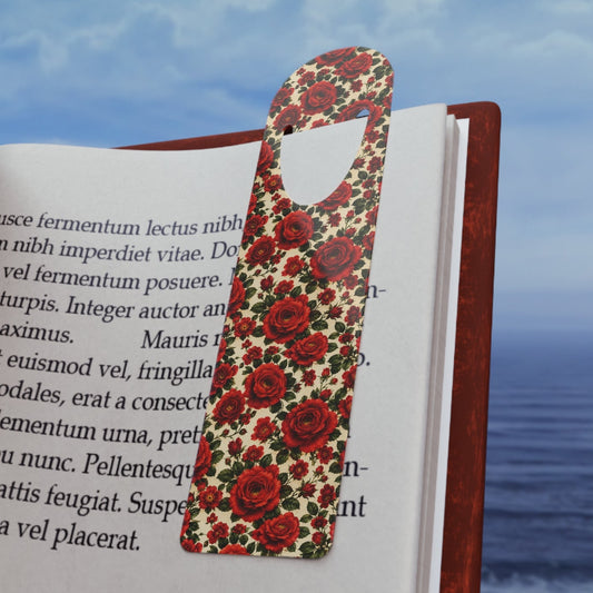 Riverfront Roses Metal Bookmark