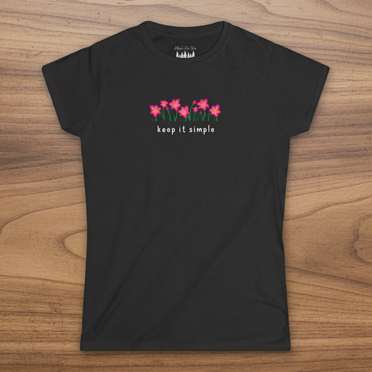Keep It Simple Floral Tee