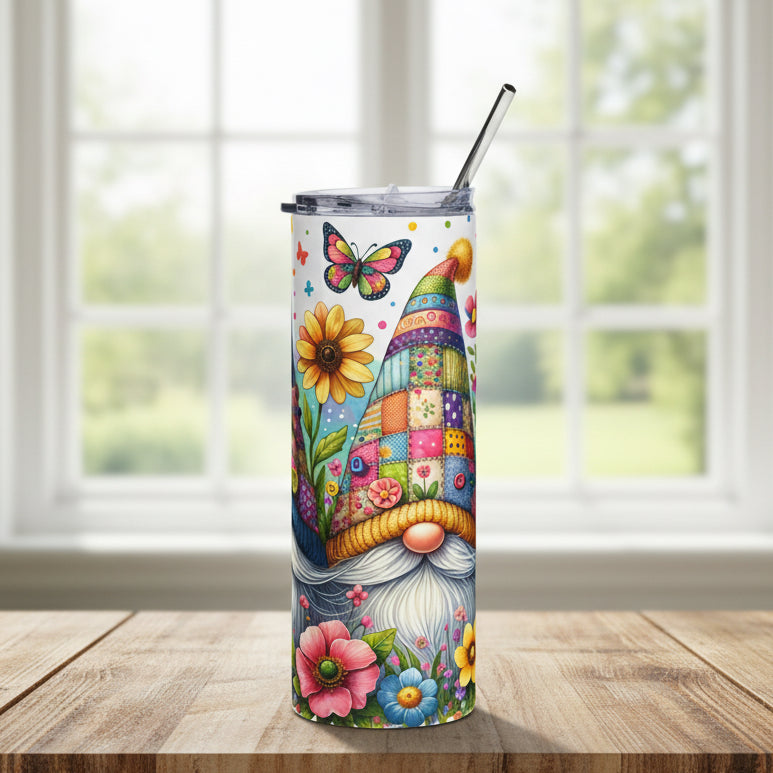 Spring Gnome's 20oz Stainless Steel Tumbler