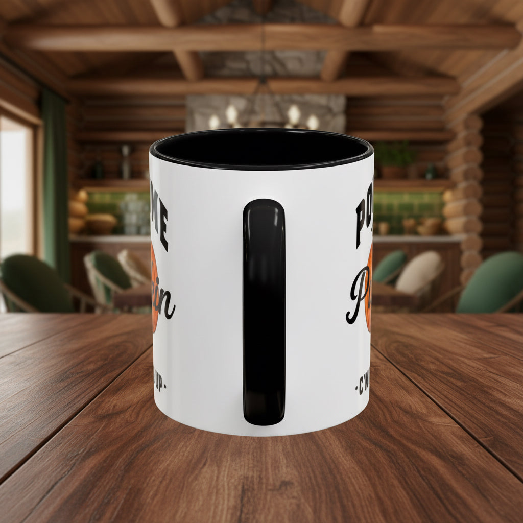 Pour Some Pumpkin on Me Accent Mug