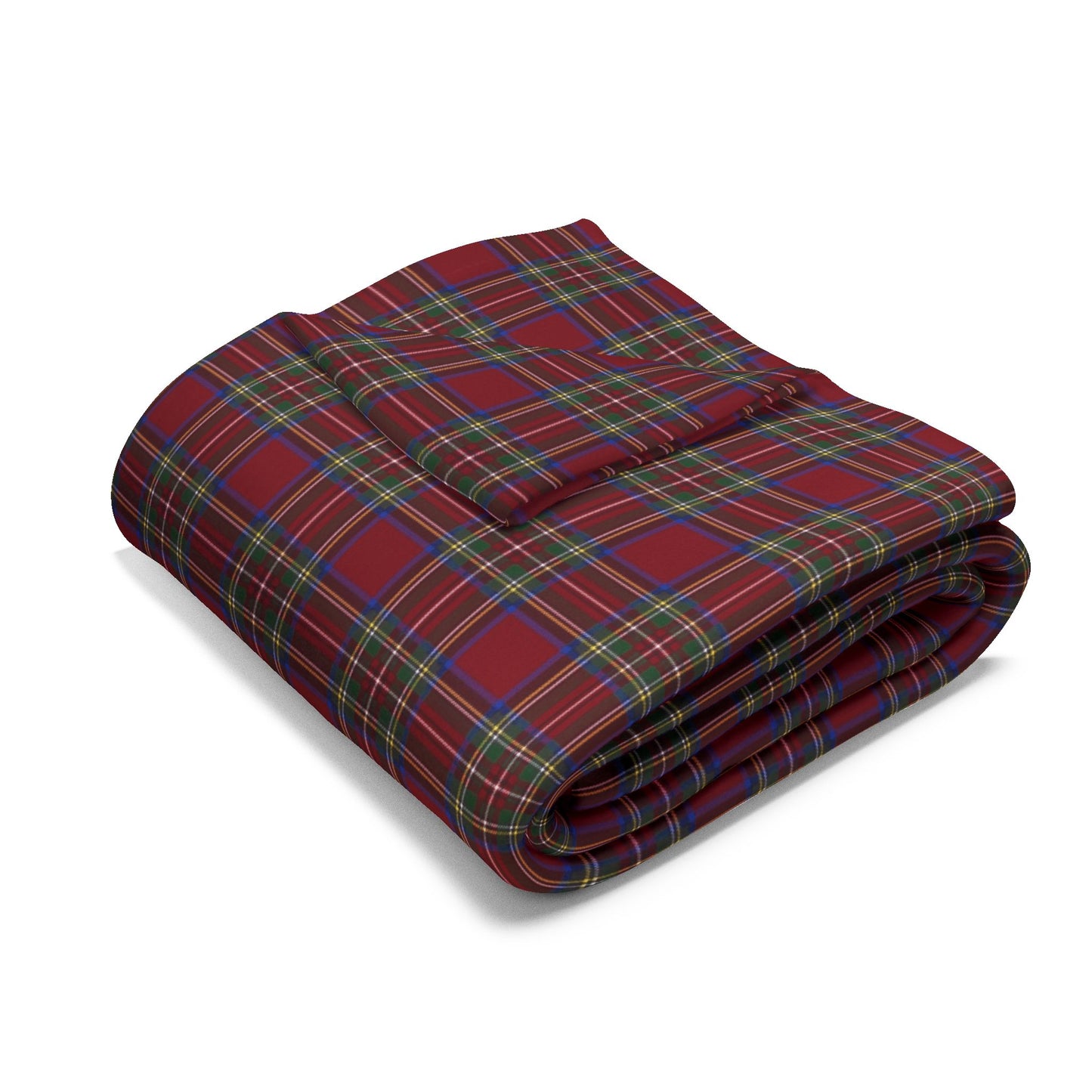 Christmas Eve Plaid Arctic Fleece Blanket