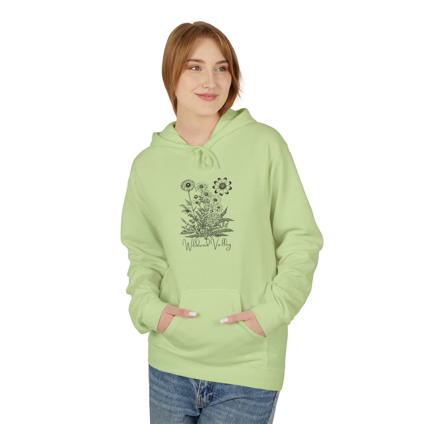 Wildwood Valley Floral Sketch Hoodie