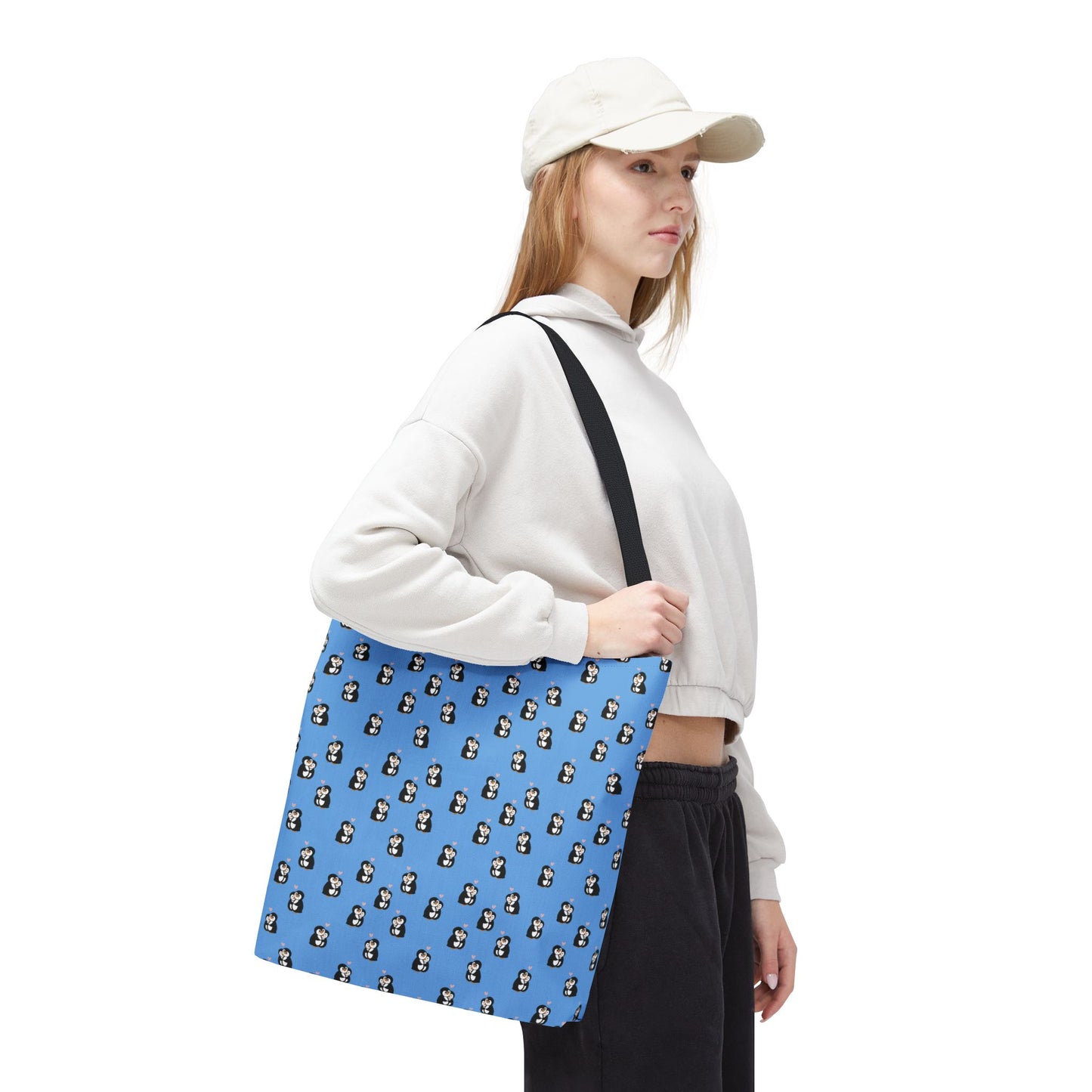 Penguin Blue Tote Bag