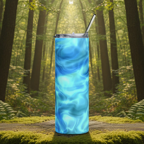 Swirling Water 20oz Stainless Tumbler
