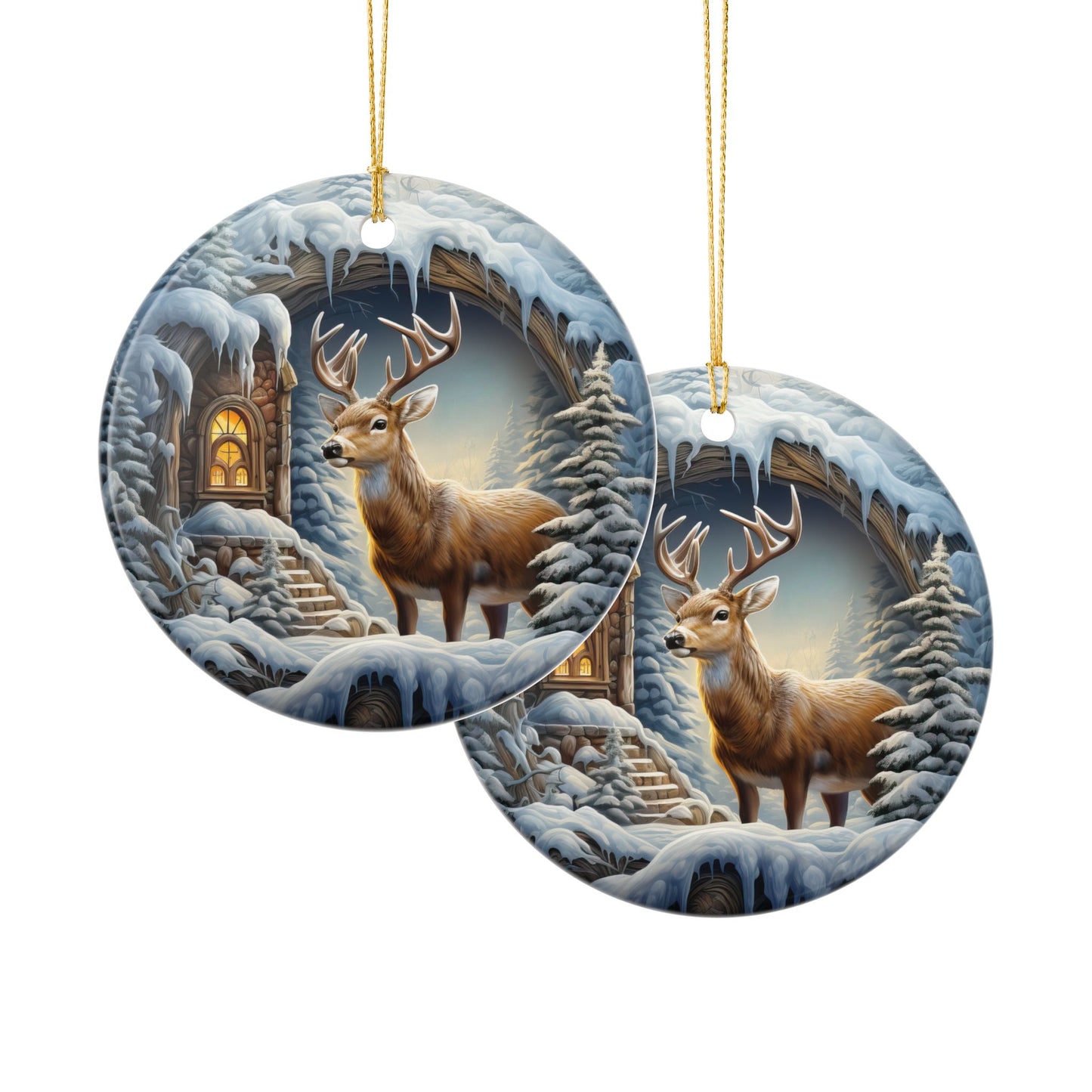 Winter Haven Ceramic Christmas Ornament
