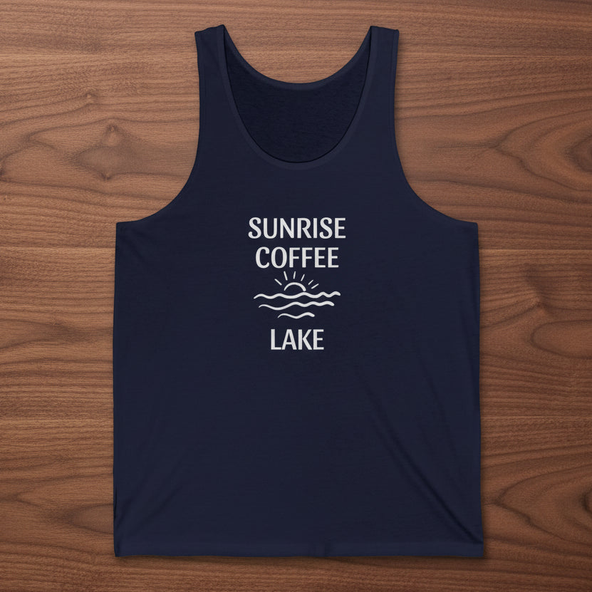 Sunrise Coffee Lake Tank Top