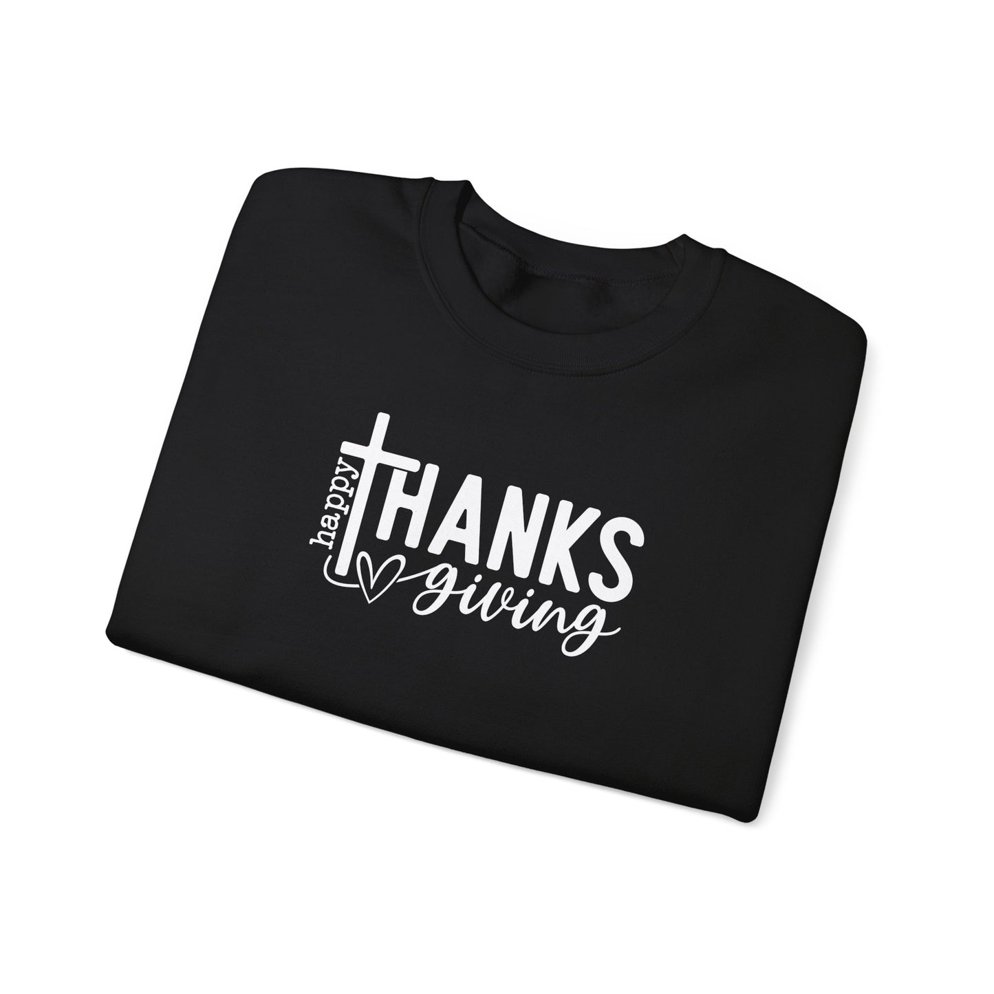 Happy Thanksgiving Faith Crewneck Sweatshirt