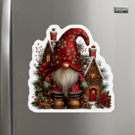Christmas Gnome Fridge Magnet