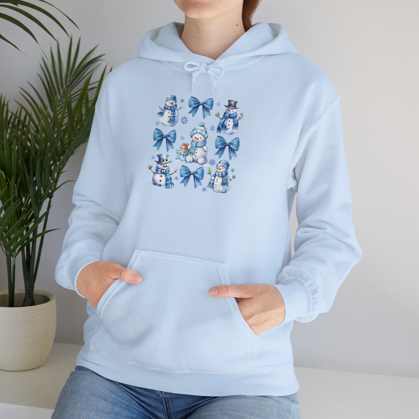 Coquette Winter Snowman Hoodie