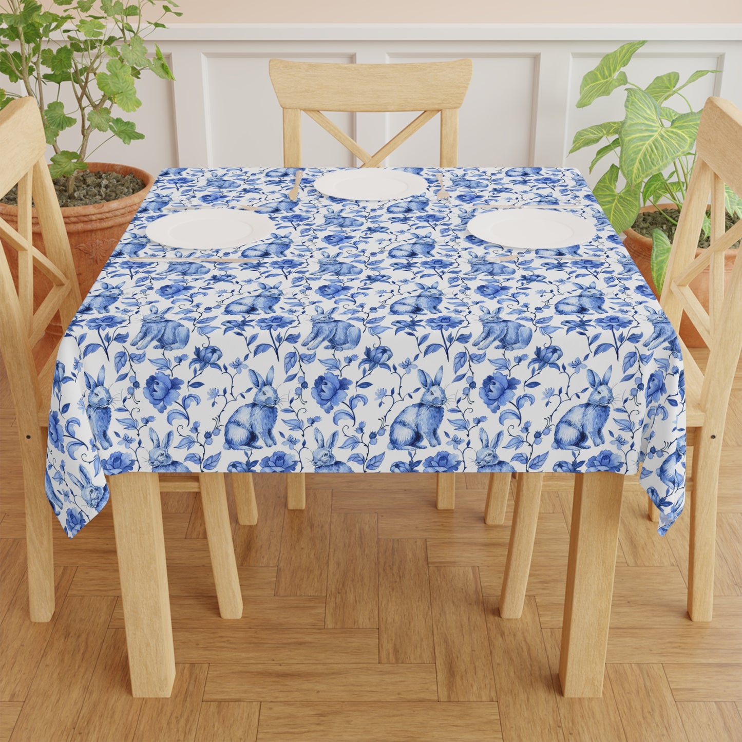 Easter Toile Tablecloth