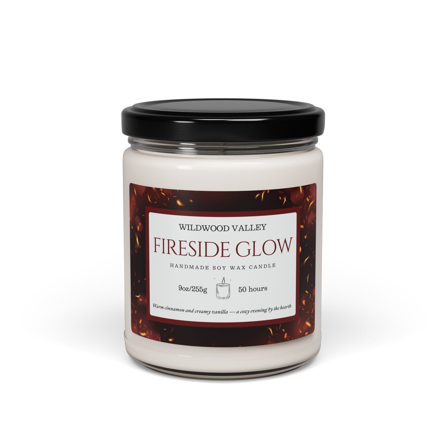 Fireside Glow Scented Soy Candle